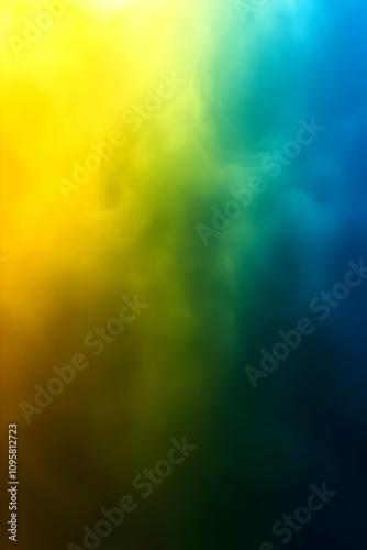 Abstract Yellow Blue Green ...