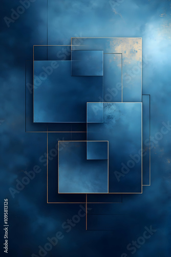 Abstract Blue Background Im...