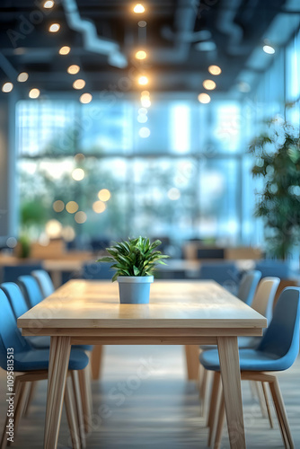 Modern Office Interior Illu...