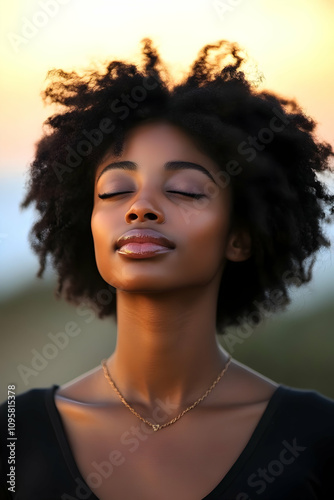 Serene Woman Portrait Reali...