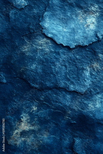 Deep Blue Stone Texture Bac...