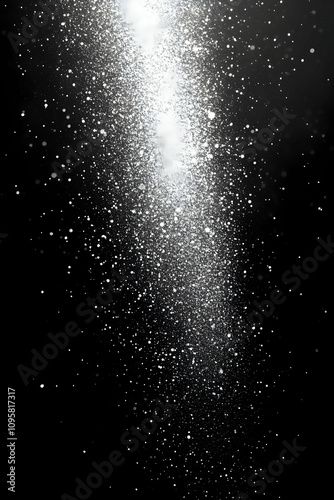 White Dust Abstract Backgro...