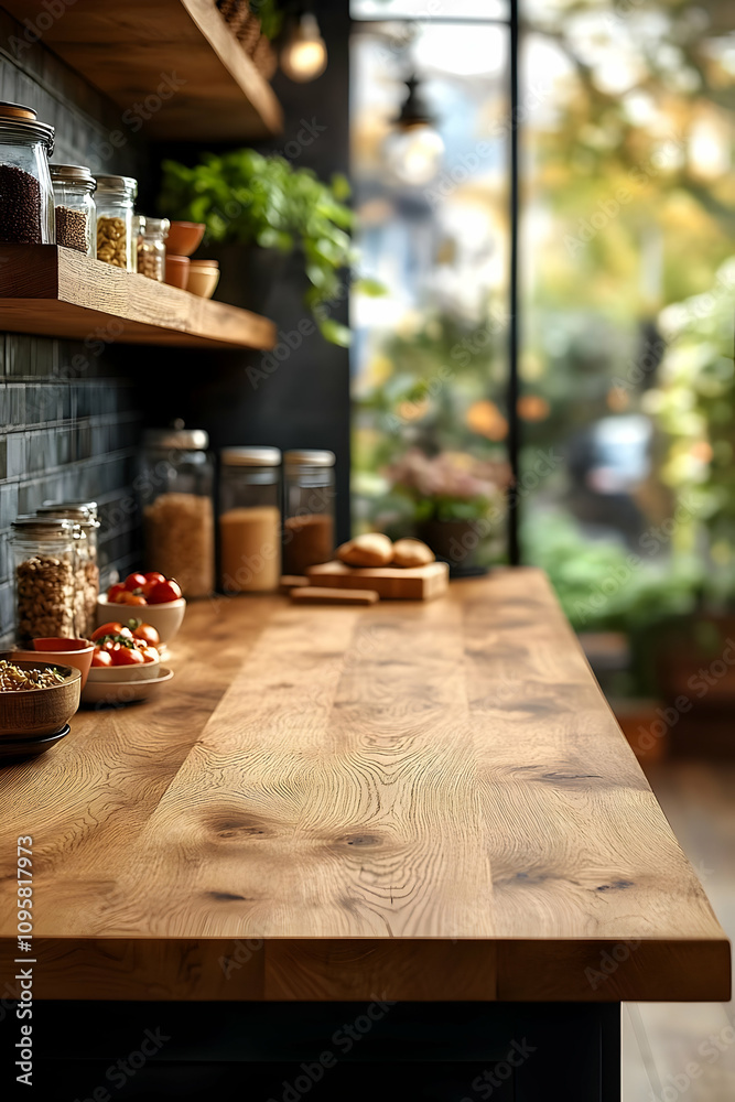 Rustic Kitchen Countertop Wood Texture Image Rustic Kitchen Countertop Wood Texture Image