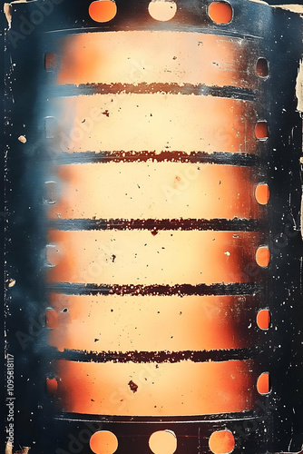 Aged Film Reel Abstract Bac...