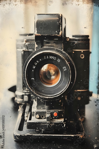 Vintage Film Camera Photography Illustration