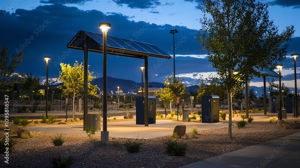 Illuminating a Sustainable Community Park with Solar Powered Streetlights and Battery Storage for Nighttime Use Illuminating a Sustainable Community Park with Solar Powered Streetlights and Battery Storage for Nighttime Use