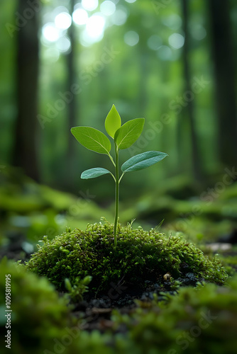 New Life Sprout in Forest I...