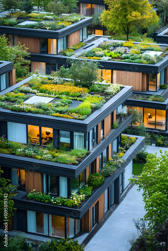 Green Roof Apartment Buildi...