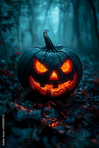 Halloween Jack-o'-Lantern i...