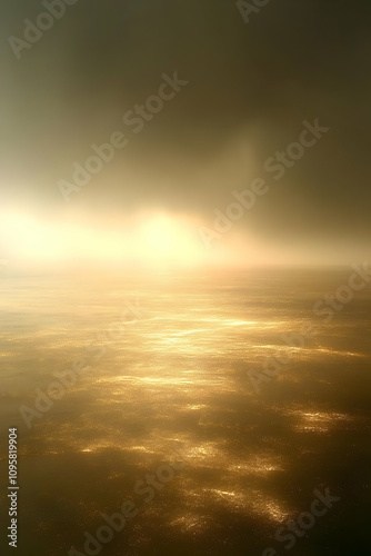 Golden Hour Sea Photo: Mist...