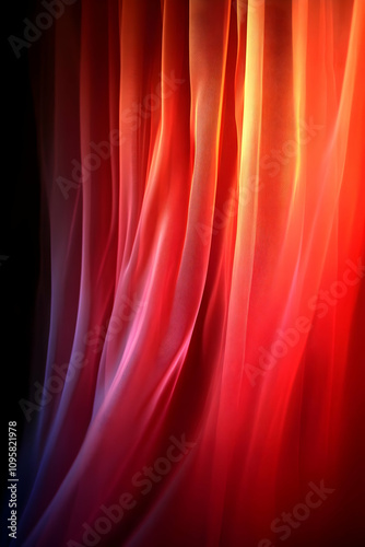 Abstract Red Gradient Fabri...