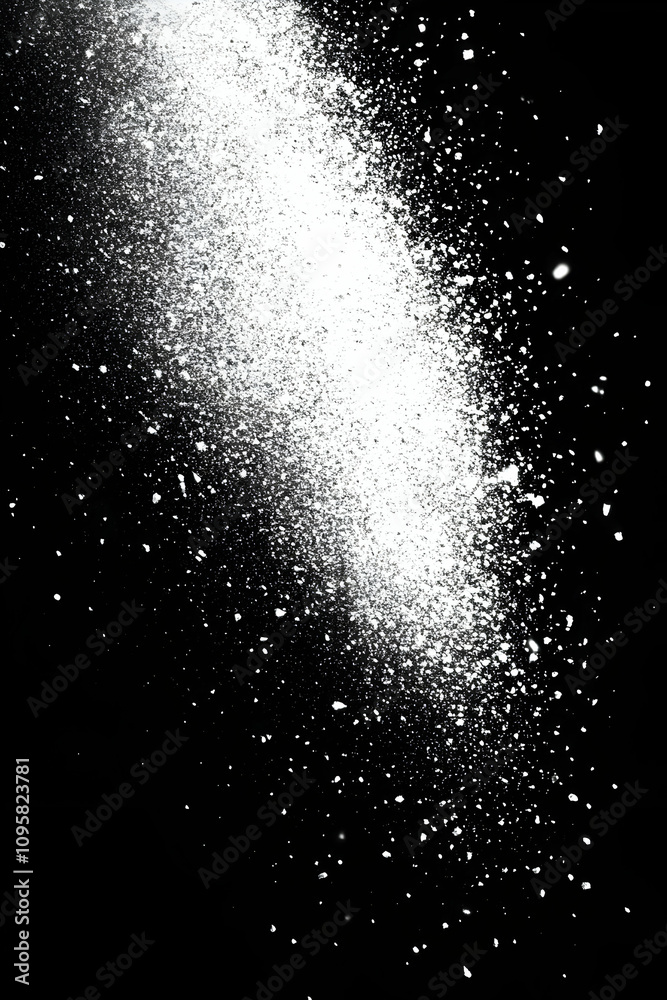 Fototapeta premium White Particle Explosion Abstract Background