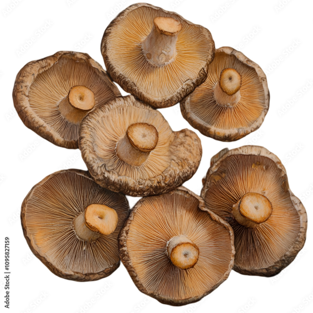 Mushroom PNG cutout isolated on white background. Mushroom PNG cutout isolated on white background.