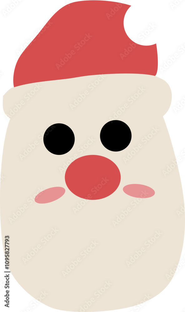 Fototapeta premium christmas party vector image, without background, svg