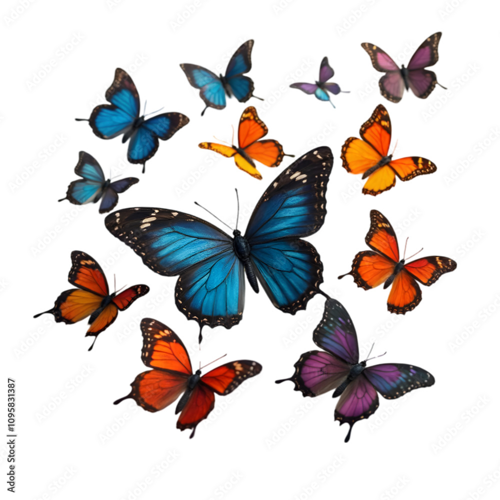 Colorful Butterflies in a Natural Setting Wildlife Photography Outdoor Environment Close-Up View Nature's Beauty and Diversity for Enthusiasts Colorful Butterflies in a Natural Setting Wildlife Photography Outdoor Environment Close-Up View Nature's Beauty and Diversity for Enthusiasts