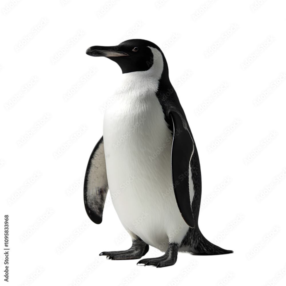 Penguin Action Pose Iceberg Environment Wildlife Photography Cold Climate Close-Up View Marine Life Conservation