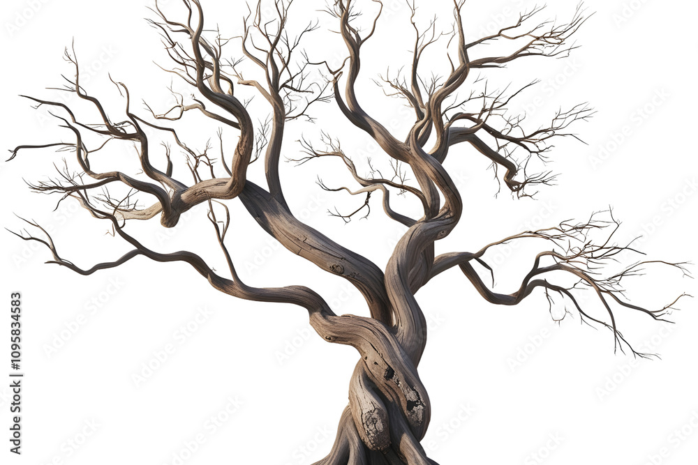 Twisted Barren Tree: A Natural Masterpiece in Minimalism Twisted Barren Tree: A Natural Masterpiece in Minimalism