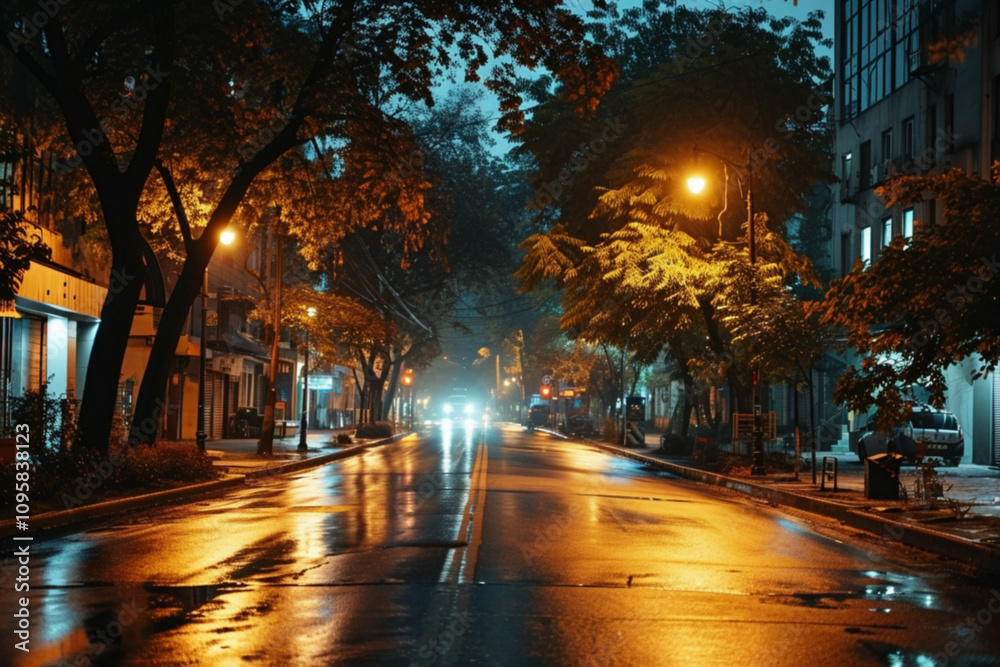 night traffic in the city night traffic in the city