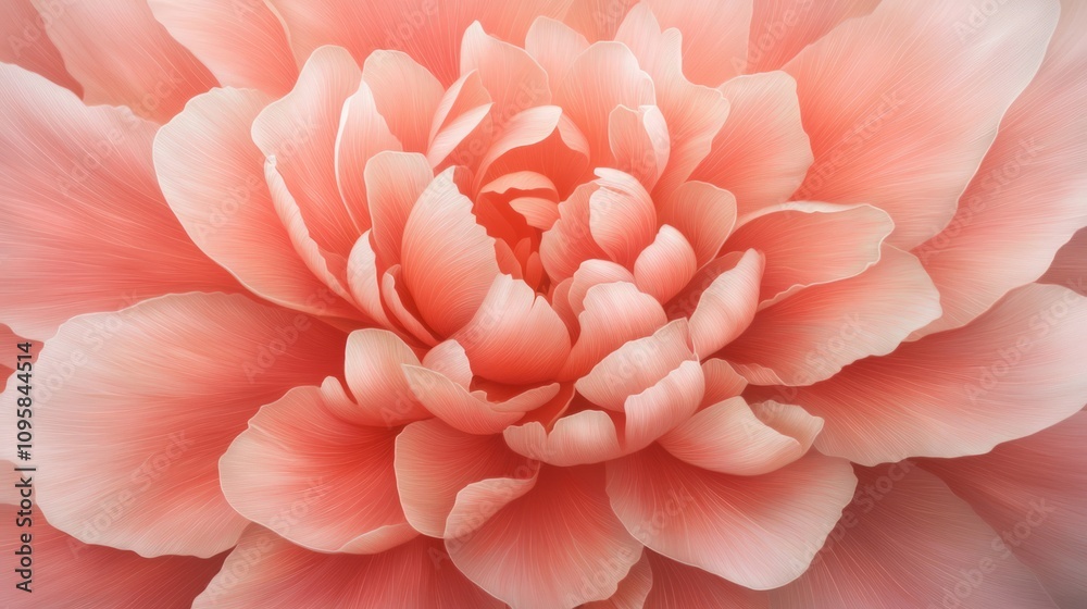 Ethereal Elegance: Close-up of Lush Peony Flower in Vibrant Hues, Botanical Wonders Captured in Detail Ethereal Elegance: Close-up of Lush Peony Flower in Vibrant Hues, Botanical Wonders Captured in Detail