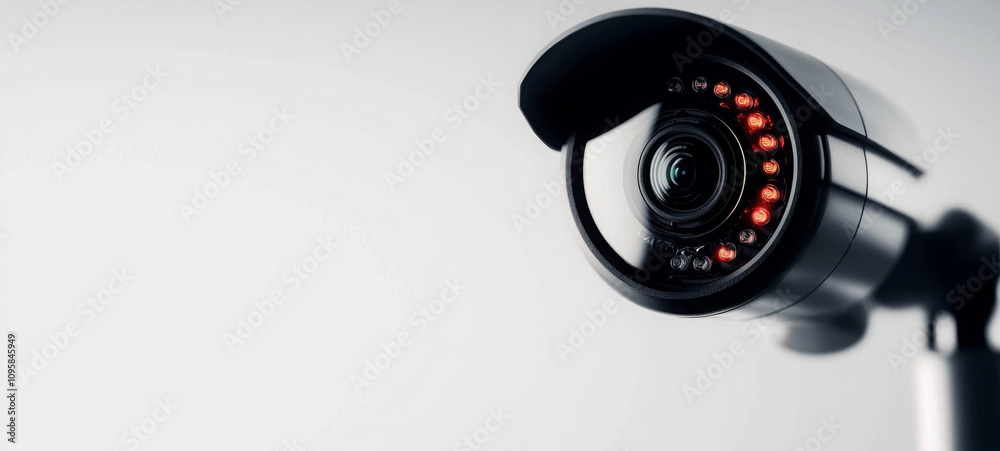 Surveillance camera with digital privacy features and modern design Surveillance camera with digital privacy features and modern design