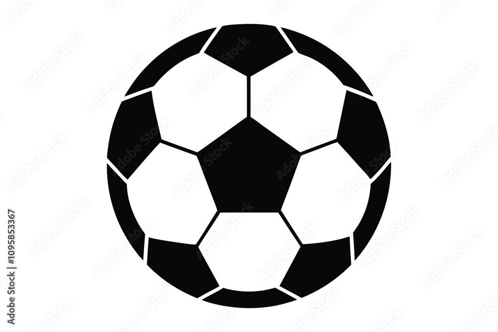 Fototapeta premium soccer ball isolated on white.