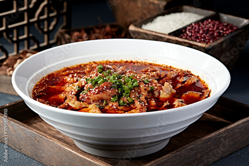 Sichuan Spicy Boiled Pork with Chili Oil