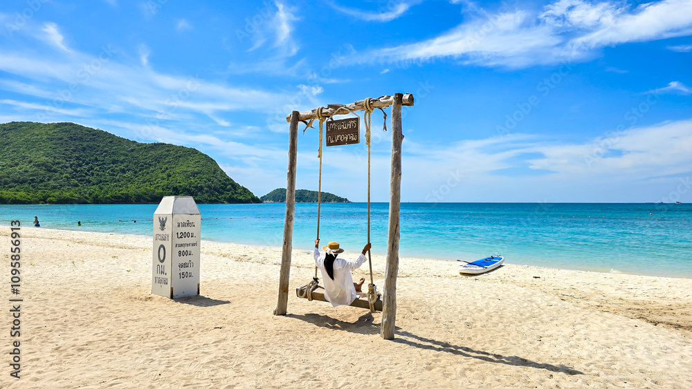 Discovering Serenity on Samae San Island Thailand with a Tranquil Beach Swing Discovering Serenity on Samae San Island Thailand with a Tranquil Beach Swing