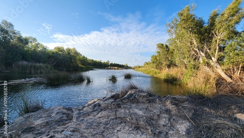 Miaree Pool on the edge of the Maitland River, near Port Hedland, Western Australia