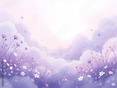 flowers in the sky