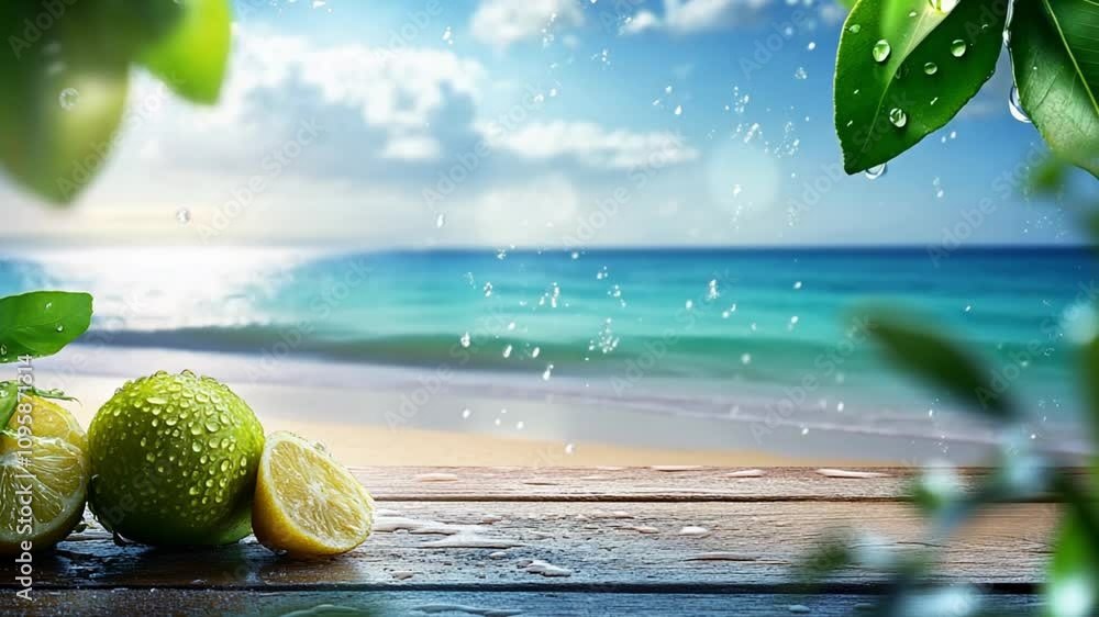lime on the water
