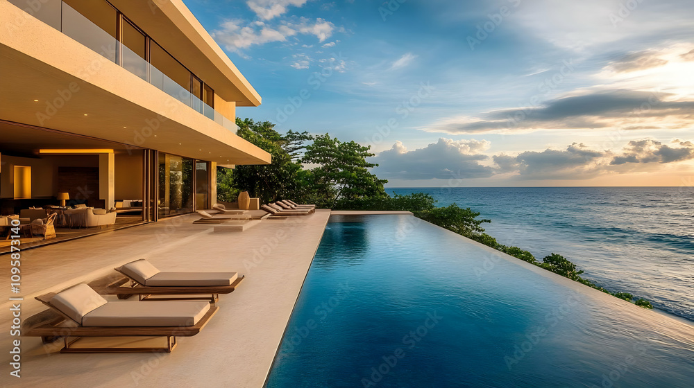 Modern Villa with Infinity Pool and Ocean View - Photo Modern Villa with Infinity Pool and Ocean View - Photo
