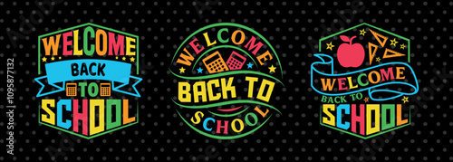 Welcome Back To School SVG Hello School Kids Welcome To School Back To School Quote Design