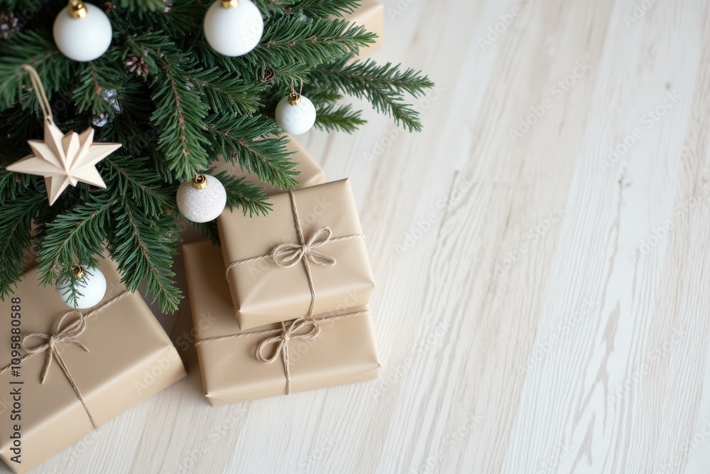 Experience the Joy of Christmas with a Beautifully Decorated Tree and Thoughtfully Wrapped Gifts, Perfect for Holiday Celebrations Experience the Joy of Christmas with a Beautifully Decorated Tree and Thoughtfully Wrapped Gifts, Perfect for Holiday Celebrations