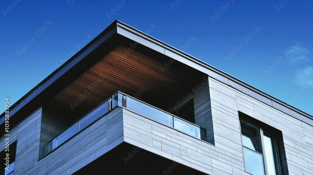 Modern Architectural Design Low Angle Perspective Modern Architectural Design Low Angle Perspective