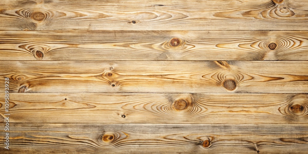 Naklejka premium Rustic Light Brown Wooden Planks Background Texture Image