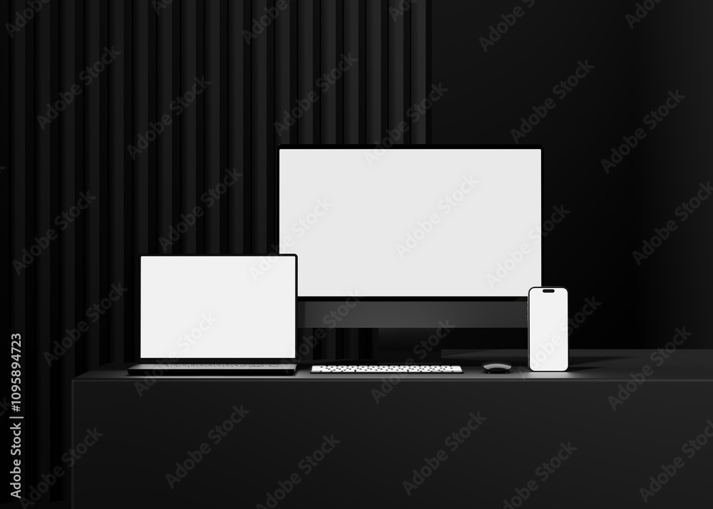 Responsive Web Design and website Mockup, Devices Mock up, Smartphone desktop tablet laptop template Mockup Responsive Web Design and website Mockup, Devices Mock up, Smartphone desktop tablet laptop template Mockup