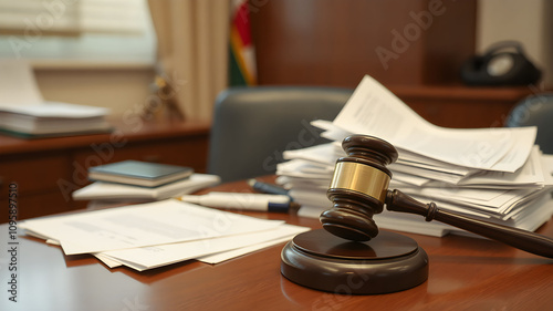 Closeup of Judge gavel with symbolizing foreclosure proceedings