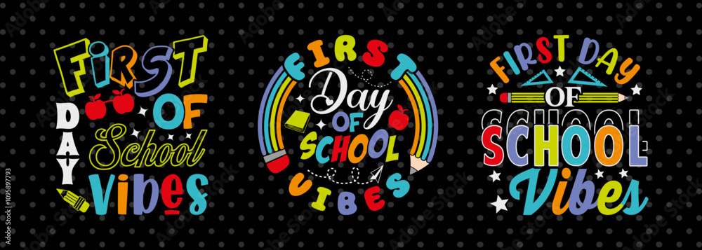 First Day Of School Vibes SVG Hello School Kids Welcome To School Back To School Quote Design First Day Of School Vibes SVG Hello School Kids Welcome To School Back To School Quote Design