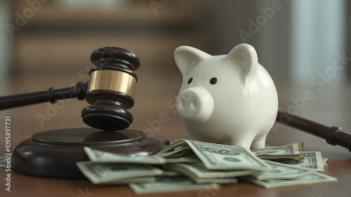 Closeup of Judge gavel with symbolizing foreclosure proceedings