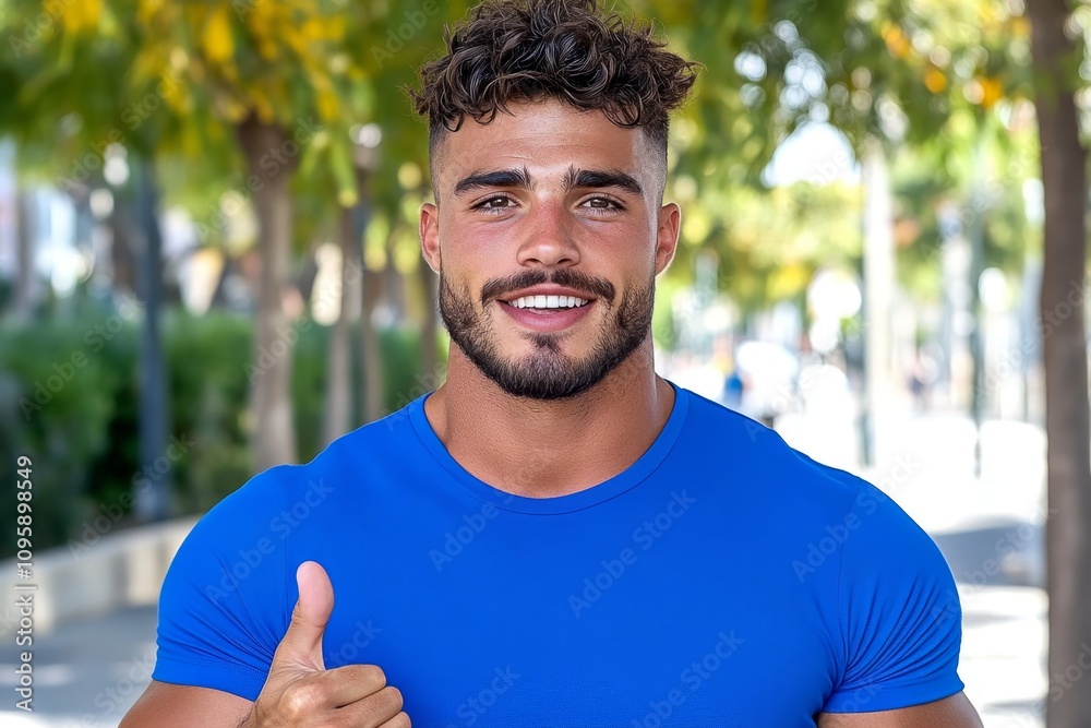 Answer given by a student presenting a project, with a confident smile and a pointing hand gesture Answer given by a student presenting a project, with a confident smile and a pointing hand gesture