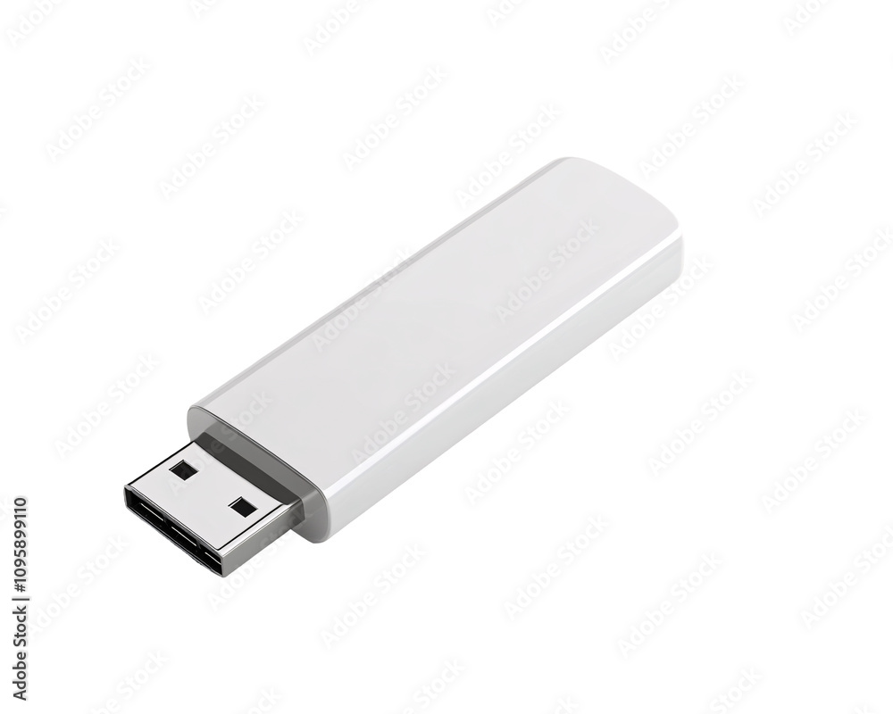 a white usb flash drive a white usb flash drive