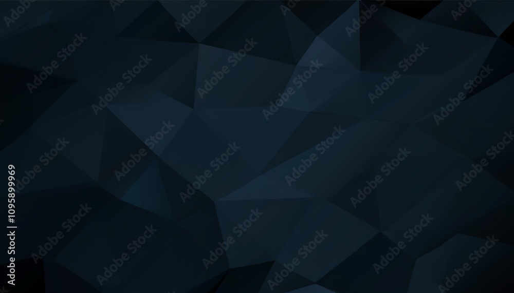 Geometric Shapes on a Deep Blue Abstract Background. Created with generative AI technology Geometric Shapes on a Deep Blue Abstract Background. Created with generative AI technology