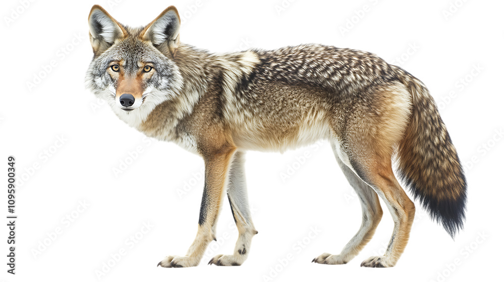 Obraz premium wolf isolated on white background