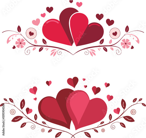 valentine hearts background