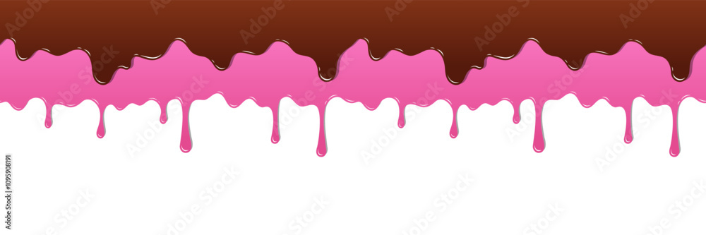 Chocolate and Pink Icing Chocolate and Pink Icing