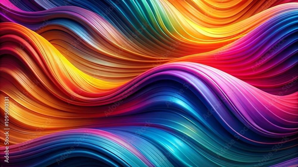 Abstract Colorful Swirling Waves A Vibrant Spectrum of Hues and Dynamic Curves Abstract Colorful Swirling Waves A Vibrant Spectrum of Hues and Dynamic Curves