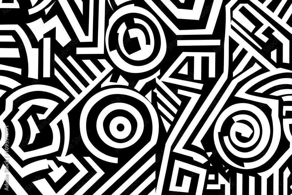 black and white seamless pattern black and white seamless pattern