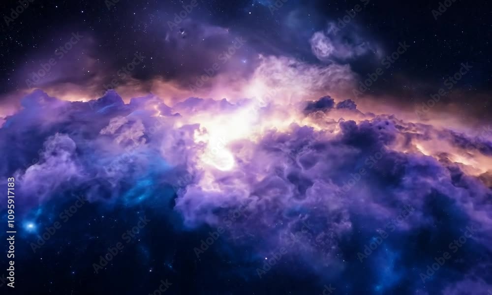 Epic Deep space universe, mystical background . Generative AI Epic Deep space universe, mystical background . Generative AI