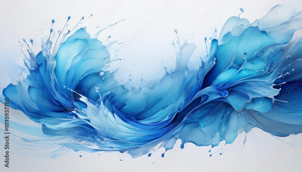 Fototapeta premium Dynamic Watersplash Background