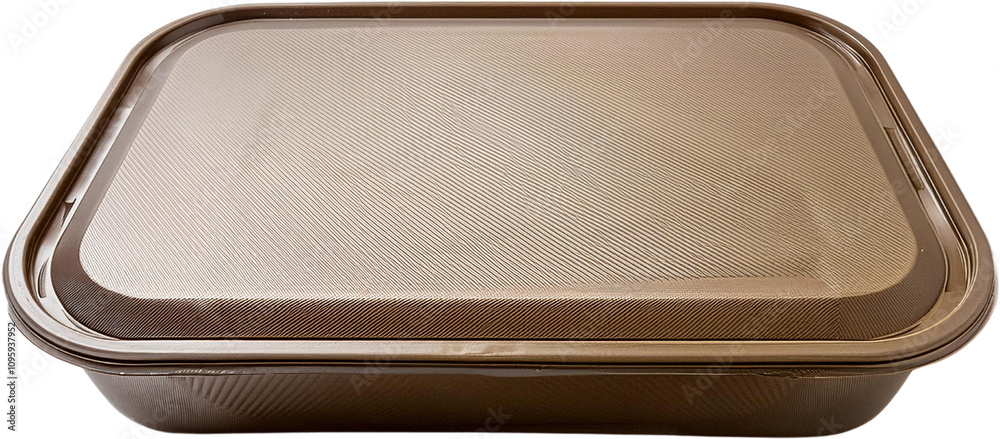 Brown Rectangular Disposable Food Container with Lid Brown Rectangular Disposable Food Container with Lid